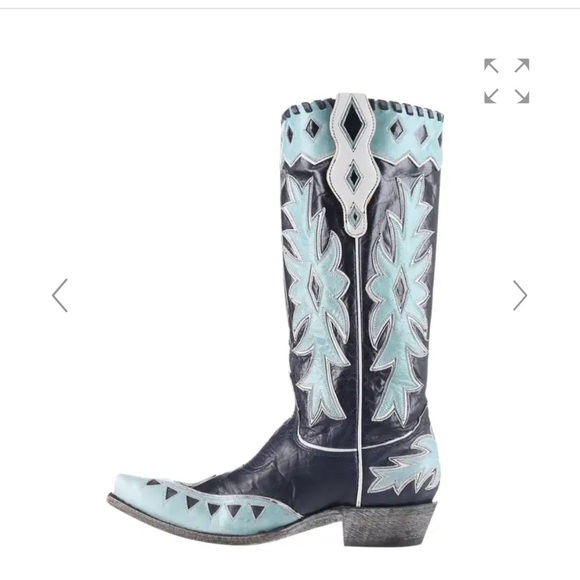 Old Gringo Miles City Western cowboy Boots boho line dancing cowgirl 7.5 Rtl 625 - Picture 4 of 9